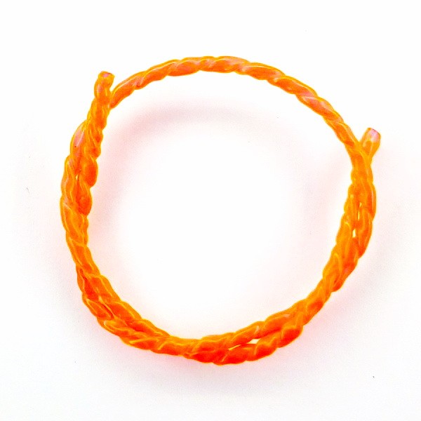 Черная речка Кембрик ПВХ рифленый (2мм*1мм*200мм) морковный