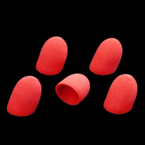 Sybai Головки попперные Foam Popper Short, Red Head, 14 mm (4шт)