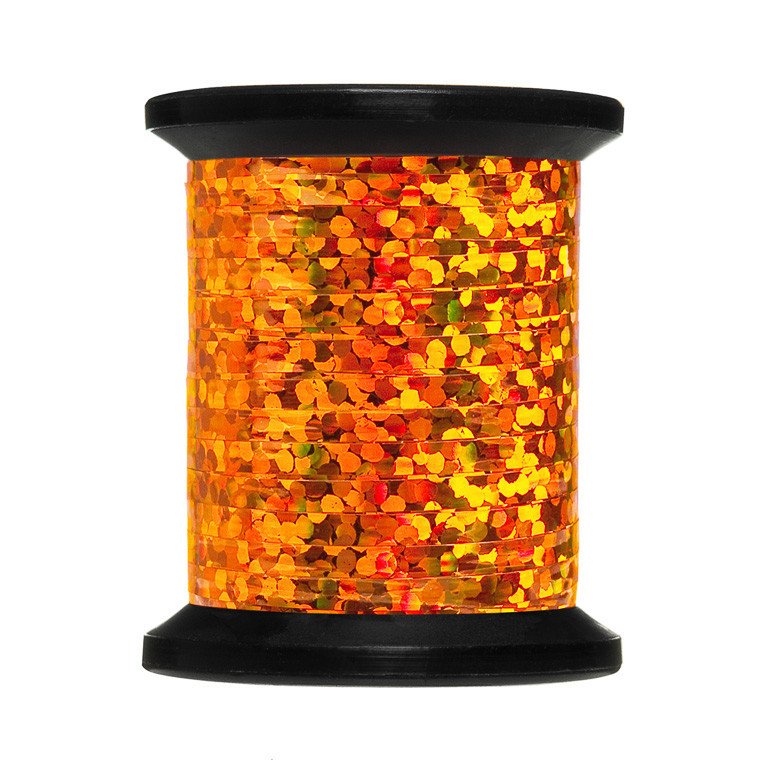 UNI Плоский люрекс UNI-Mylar #14 Holographic Orange 1/32"