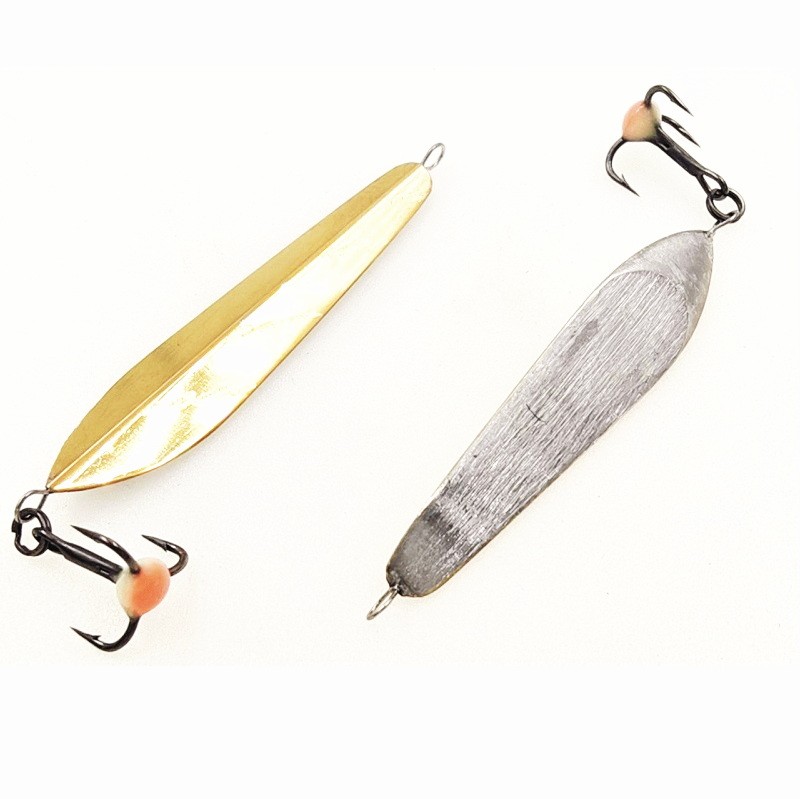 Зимняя блесна MF Ice Маралистик 90 VV Широкий 50мм, подвес латунь