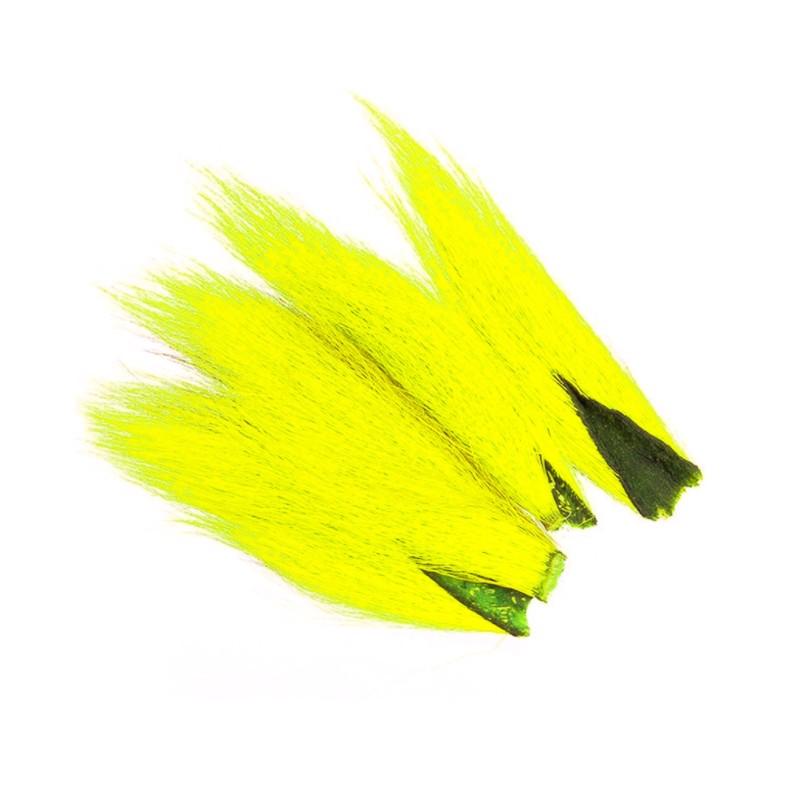 WAPSI Кусочки хвоста оленя Bucktail Pieces FL.YELLOW