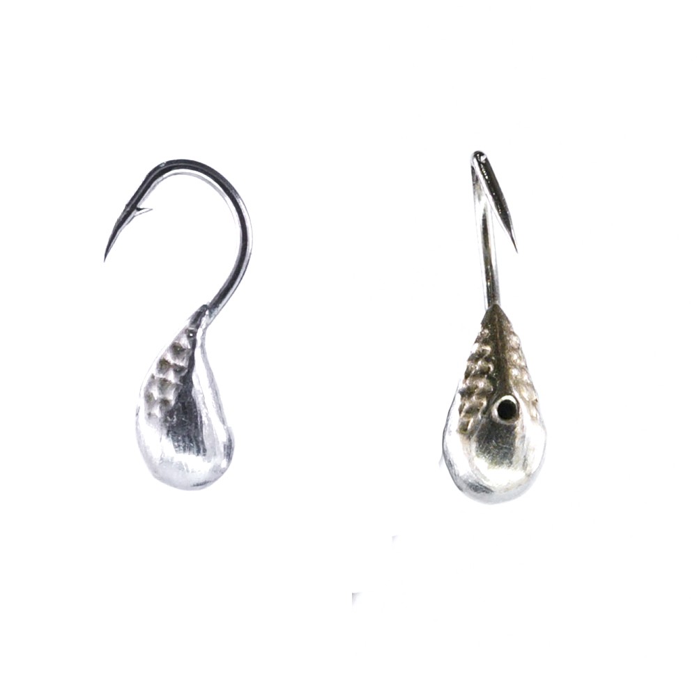 Мормышка ангарская серебро № 42 Малек мелкий (с чешуей) кр. № 16