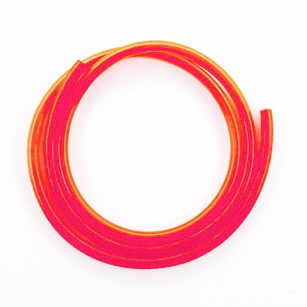 Черная речка Кембрик ПВХ (2мм*1мм*300мм) алый 6941 31