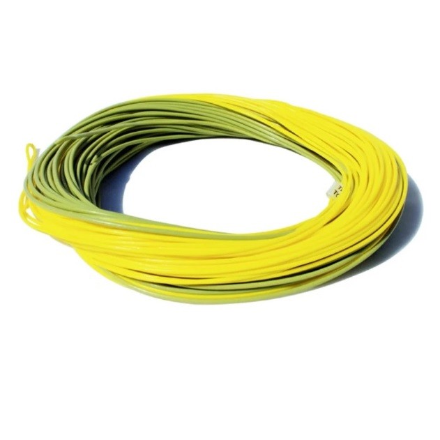 Fly-fishing Шнур нахлыстовый Real Gold WF3F With 2 Welded Loops Moss/Gold