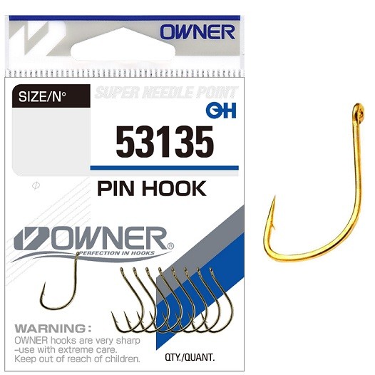 Одинарный крючок OWNER 53135-12, 11шт