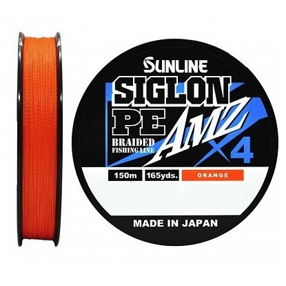 Плетеный шнур Sunline SIGLON PEx4 AMZ 150m  #1.5  0,209мм, 11.8кг, orange
