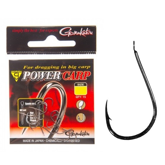 Крючки Gamakatsu Power Carp NSB №14 (15 шт)