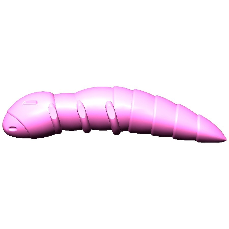Силиконовая приманка Trix TroutMania DOLLY 1,2" цвет 003 Pink (Cheese) упак.8 шт