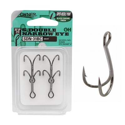Двойной крючок OWNER SDN-31BC-02, 4шт