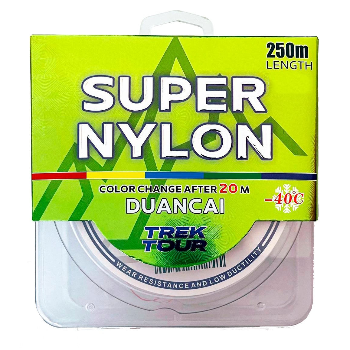 Леска Trek Tour Super Nylon мультиколор 240 м 0,40 мм 38.0кг