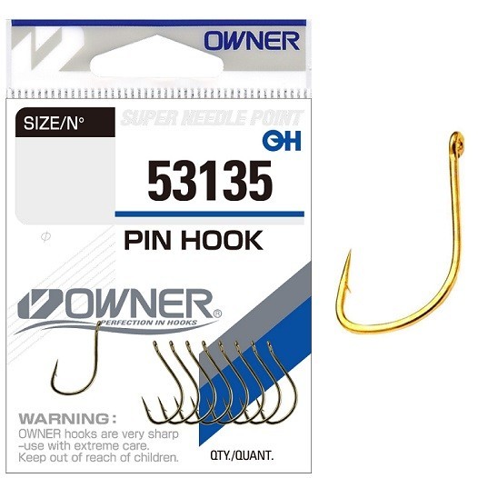 Одинарный крючок OWNER 53135-10, 10шт