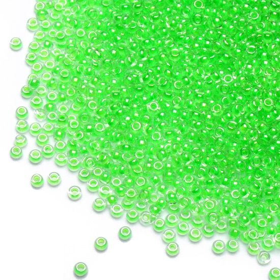 Дикая Речка Бисер калиброванный medium, 805 Fl. Green, 3гр.