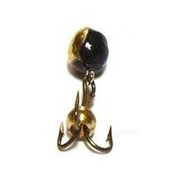 Мормышка вольфр. Грифон Дьявол-Шар с латун. шариком 4мм (медн.кор.) s035-40C