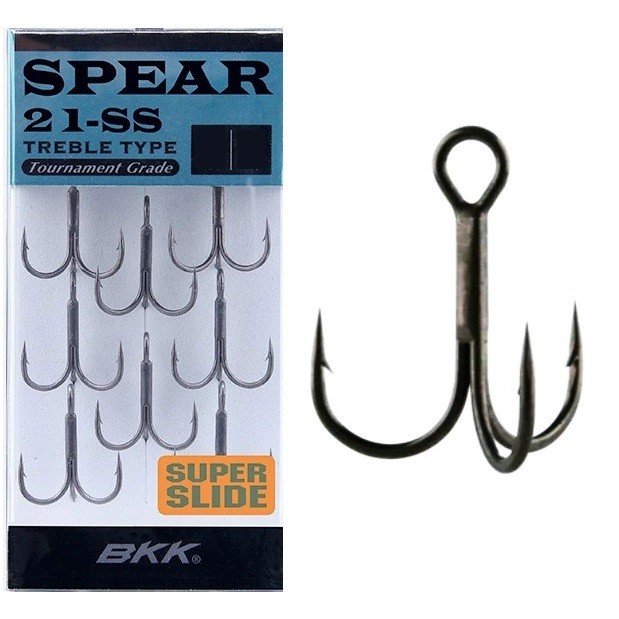 Крючок тройной BKK Spear 21-SS/Fangs #  1/0 (5шт)												