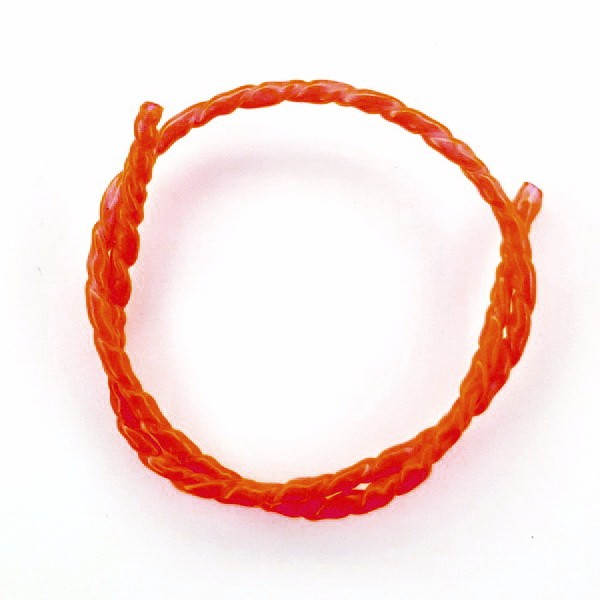 Черная речка Кембрик ПВХ рифленый (2мм*1мм*200мм) алый 6938 31