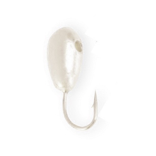 Мормышка W Spider Капля с отверст. спорт. утяж. 3,0 мм 0,44 гр. Sil