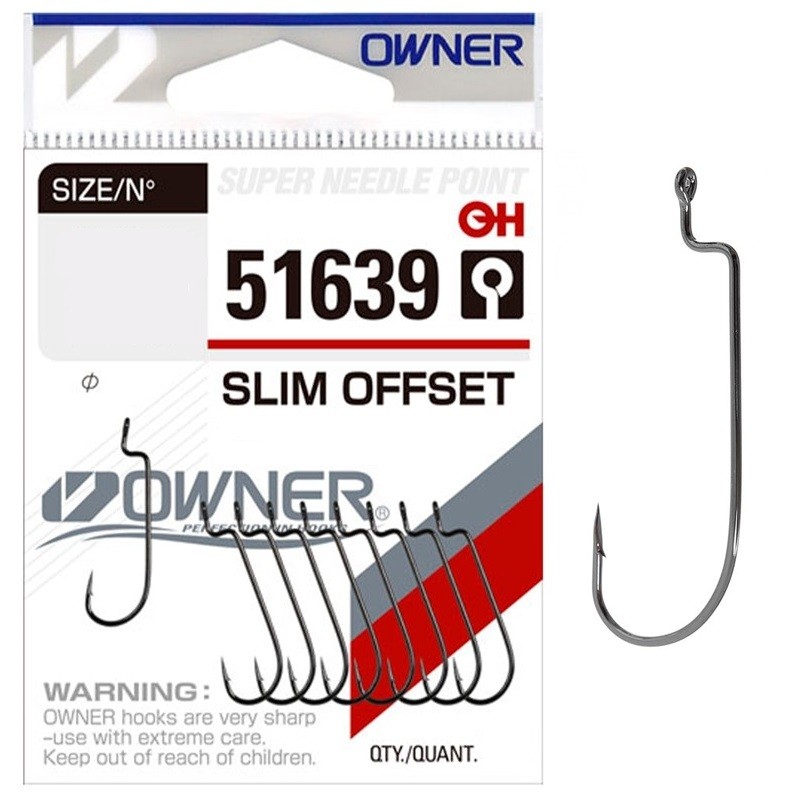 Офсетный крючок OWNER 51639-12 (11 шт)