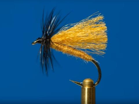 Сухая нахлыстовая мушка " Synthetic Caddis"