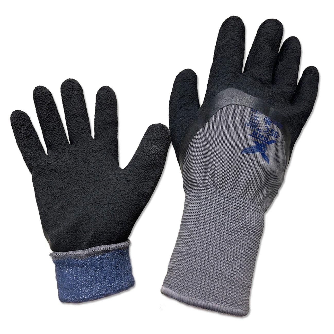 Перчатки утепленные двуслойные со впененным латексным покрытием -35 С (p.ХХL) 