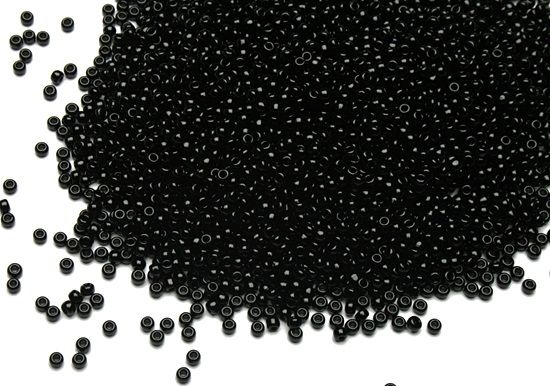 Дикая Речка Бисер калиброванный small, 49 Black, 3гр.