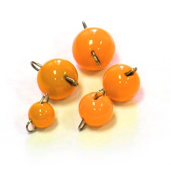 FLY-FISHING Вольфрамовая чебурашка разборная  1.0 g (5 шт) ORANGE