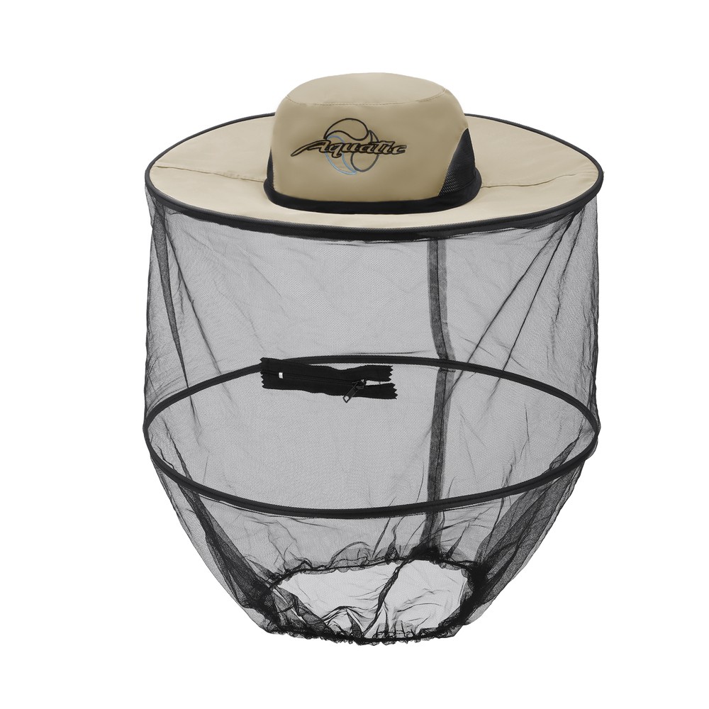 Шляпа антимоскитная складная Aquatic КА-19Б (цвет: бежевый; UPF50+)