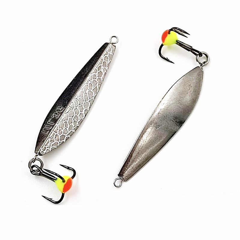 Зимняя блесна MF Ice "Маралистик ML36" классик 4,1г подвес серебро