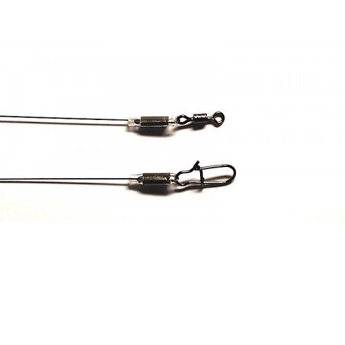 Sinkers Поводок титановый с обр. петлей 10 кг - 25 см - 2 шт. в уп.