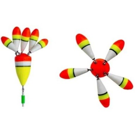 Поплавок зимний "Цветок" ЯМАН 5 лепестков, бальса  3гр