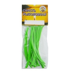 Кембрик флюоресц. 0,8*1,5 10 см (20 шт) зеленый