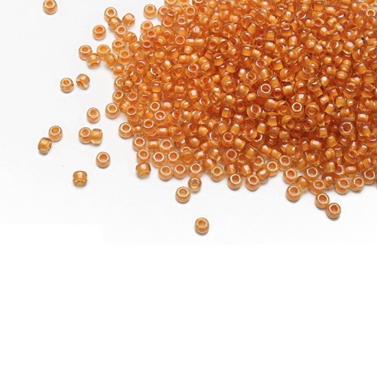 Дикая Речка Бисер калиброванный medium, 950 Orange Pearl, 3гр.