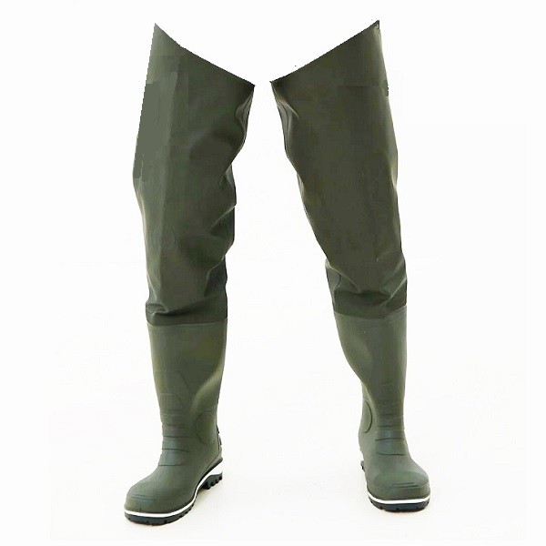 Сапоги болотные ПВХ 189 Р олива-бело-черный р.45