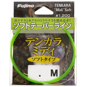 FUJINO Шнур для тенкары Tenkara Midi Soft K-20S Chartreuse 4 м																			