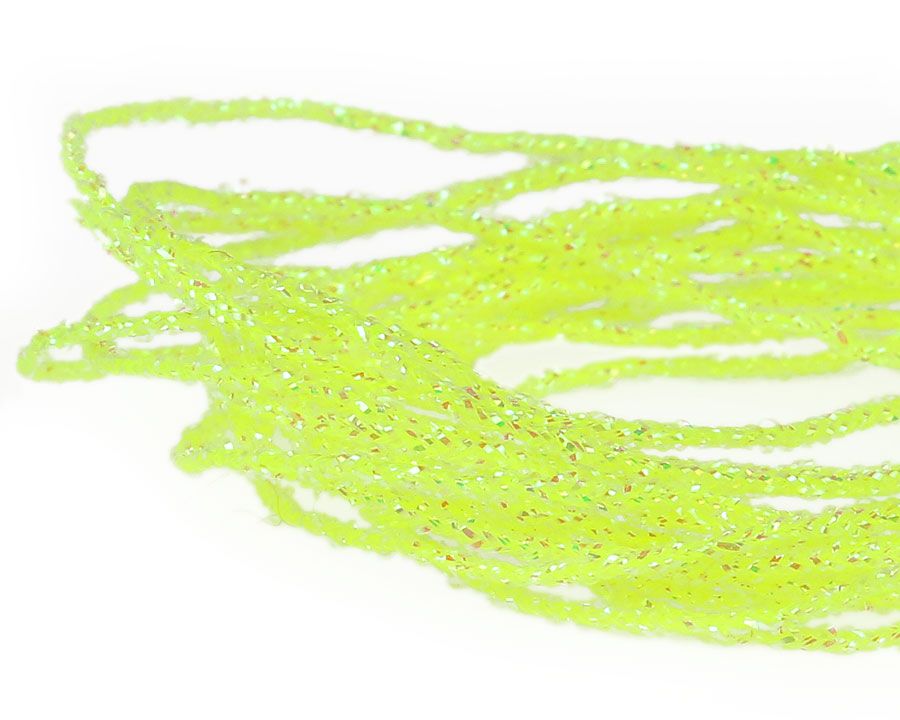 Sybai Плетеный шнур Pearl SolidRib 1мм, Fluo Yellow