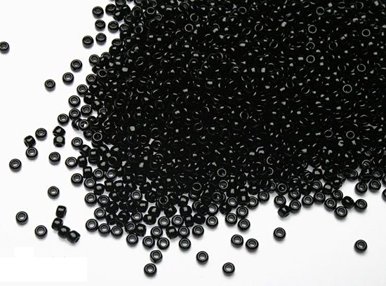 Дикая Речка Бисер калиброванный medium, 49 Black, 3гр.