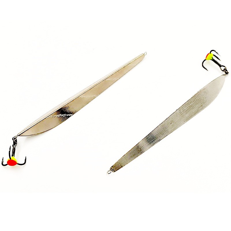 Зимняя блесна MF Ice Маралистик 90 90мм, 15гр подвес мельхиор