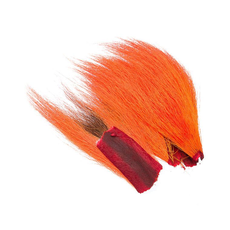 WAPSI Кусочки хвоста оленя Bucktail Pieces FL.FIRE ORANGE