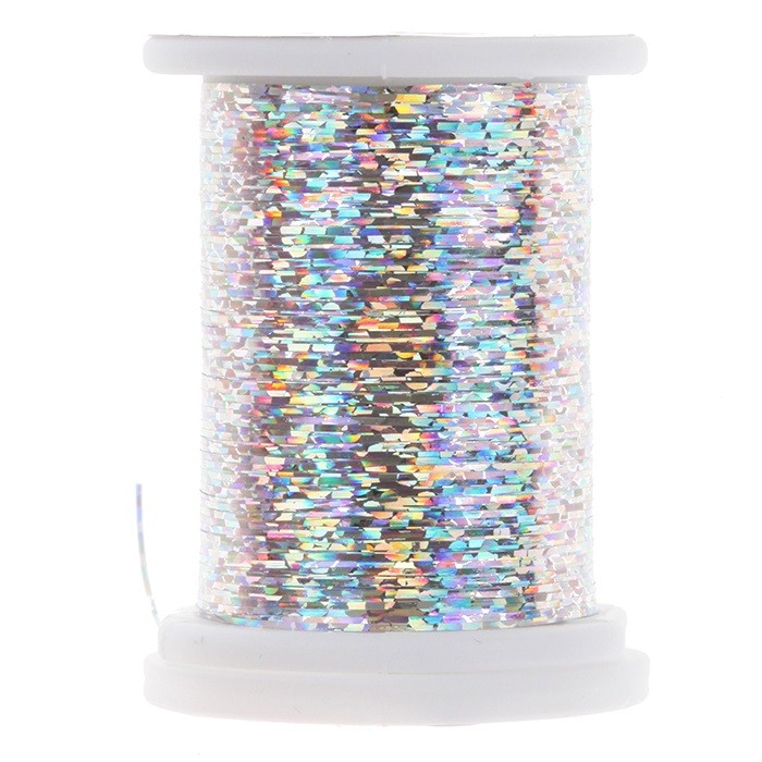 TEXTREME Голографический люрекс HOLO FIBERS SM 150 Den. Holo Silver 30м