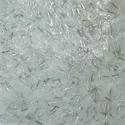 JPF Силикон светонакопительный Wakasagi Glow 5х5см, #31 серый с блестками дождик