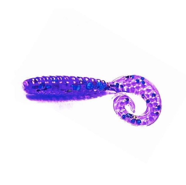 Приманка ATTACK Curly Grub 0,8" цв. RS-012 violet