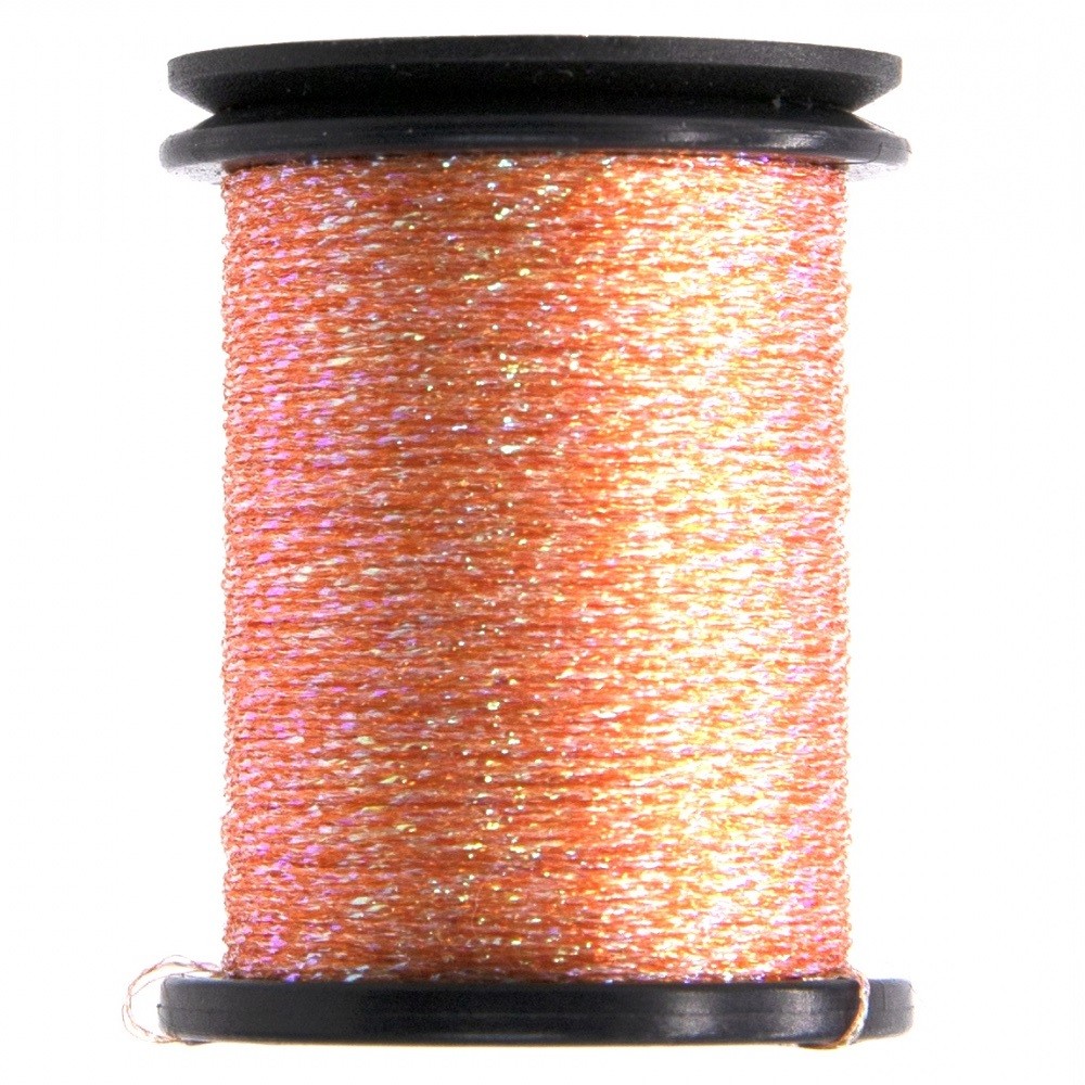 Semperfli Плетеная тесьма Micro Glint Nymph Tinsel ORANGE