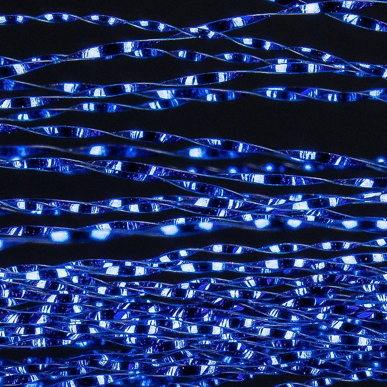 FLYFISHER  Волокна синтетические крученые Crystal Flash BLUE CFQ-07