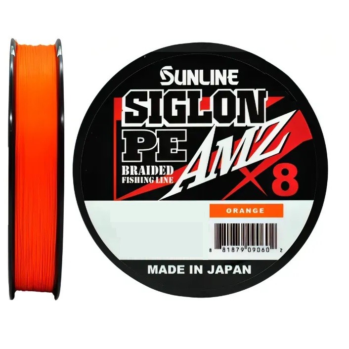 Плетеный шнур Sunline SIGLON PEx8 AMZ 150m  #1.2  0,187мм, 10.0кг, orange