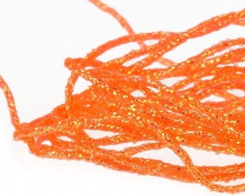 Sybai Плетеный шнур Pearl SolidRib 1мм, Bright Orange