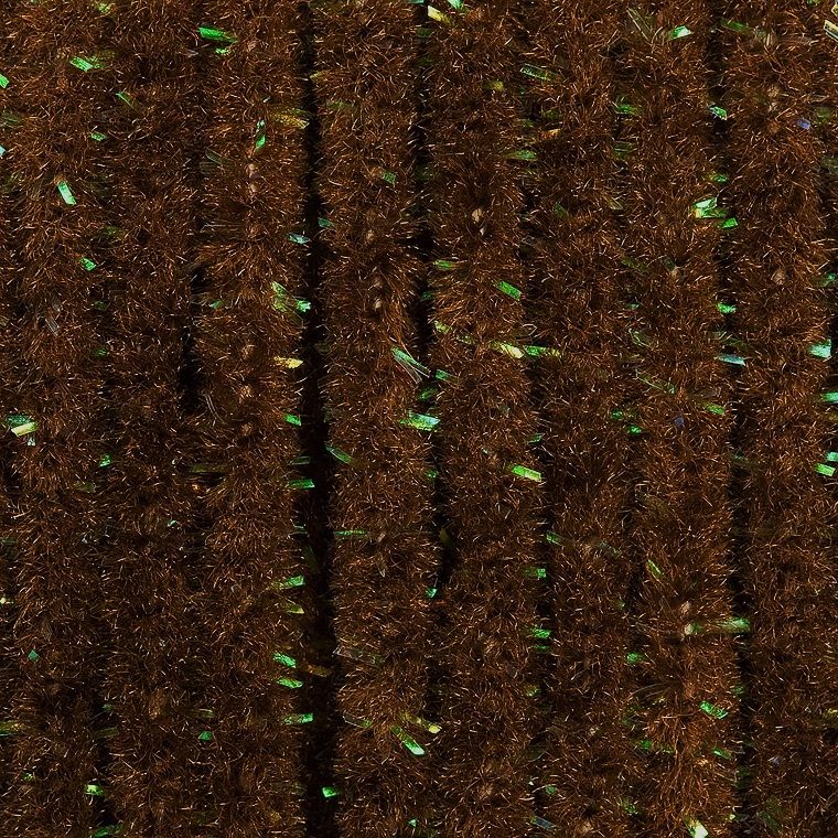 WAPSI Синель Wooly Bugger Chenille MEDIUM RUSTY BROWN