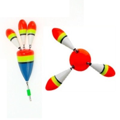 Поплавок зимний "Цветок" ЯМАН 3 лепестка, бальса 1,5гр