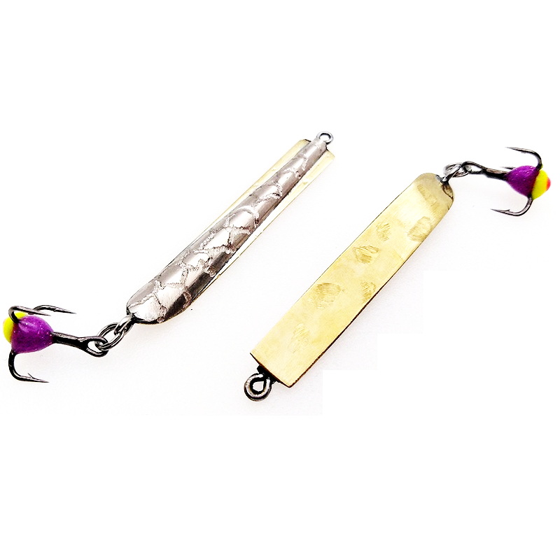 Зимняя блесна MF Ice Yoda РАШ 40мм подвес латунь-серебро