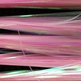 RiverLab Волокна синтетические плоские Flashabou PINK
