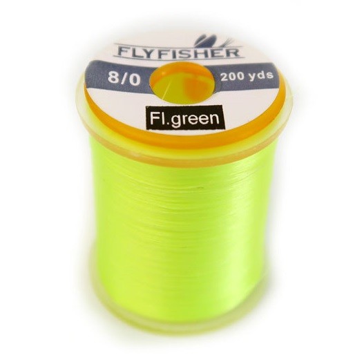 FLYFISHER Монтажная нить 8/0 180м FL GREEN