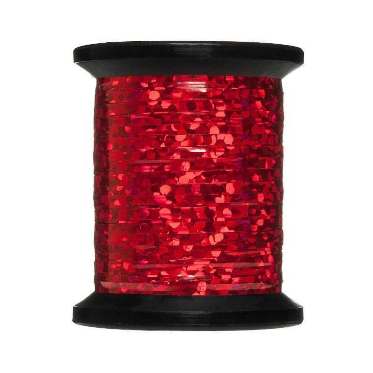 UNI Плоский люрекс UNI-Mylar #12 Holographic Red 3/64”